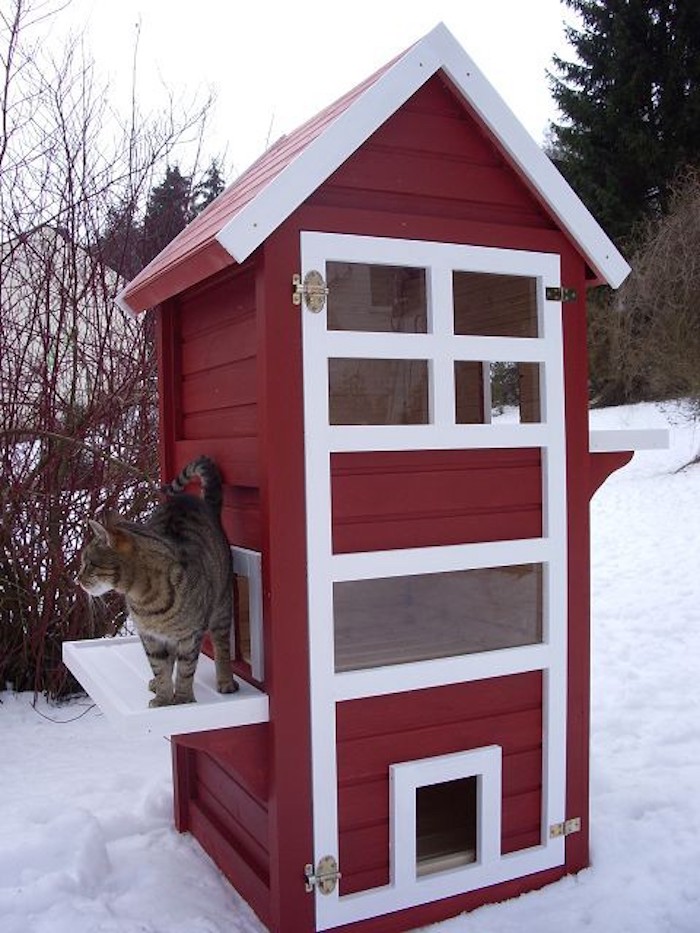 Уличные домики для кошек