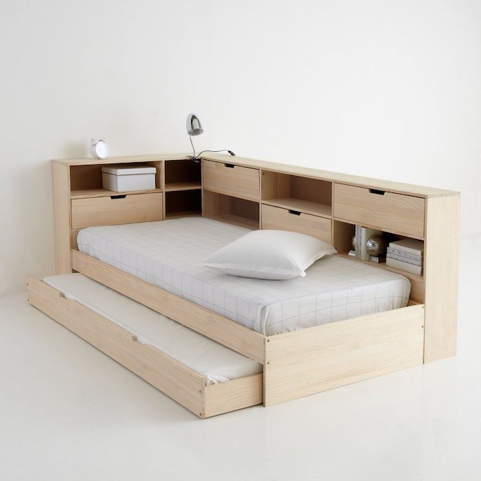26 Примеров умной кровати с местом для хранения
