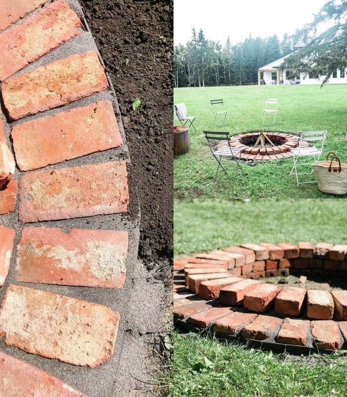 old brick in garden 12