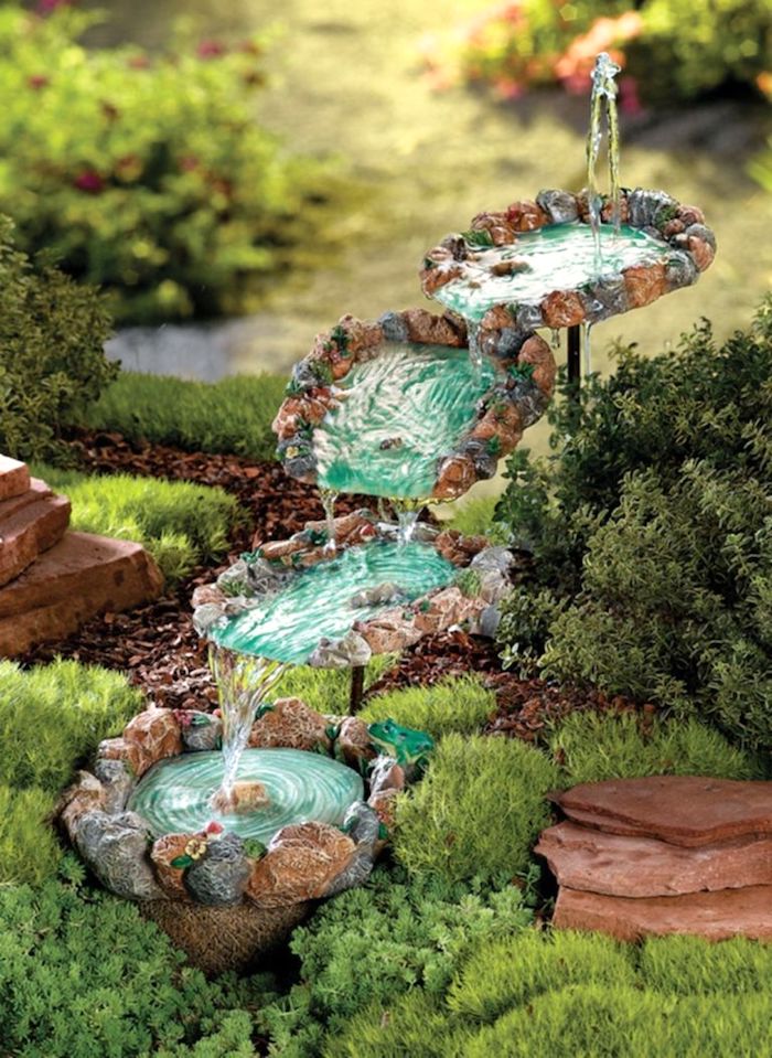 45 Безмятежных водопадов и фонтанов в саду