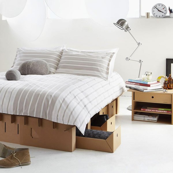 Мебель из картона - легкий интерьер