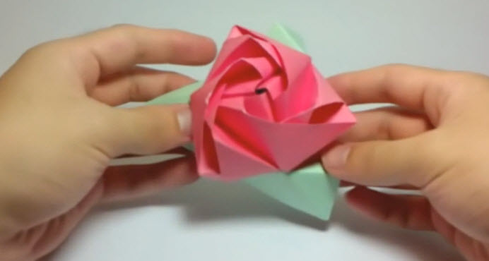Оригами - Трансформация розы