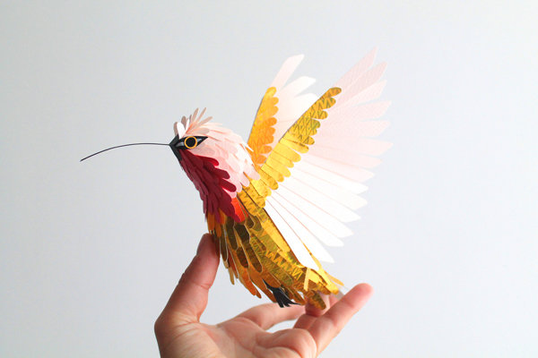Прекрасные птицы из бумаги {Оригами}