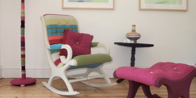 30 Удивительных идей вязаной мебели