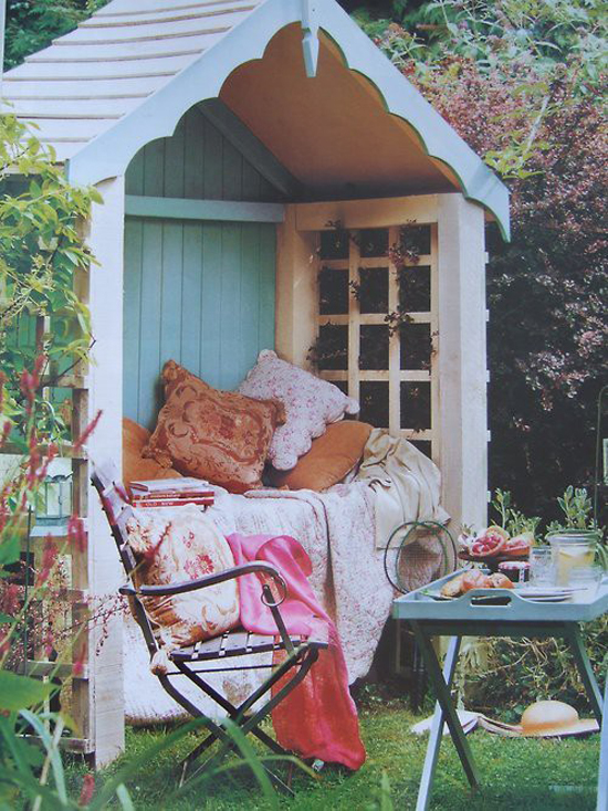 Уютное место для отдыха в саду. 55 Идей