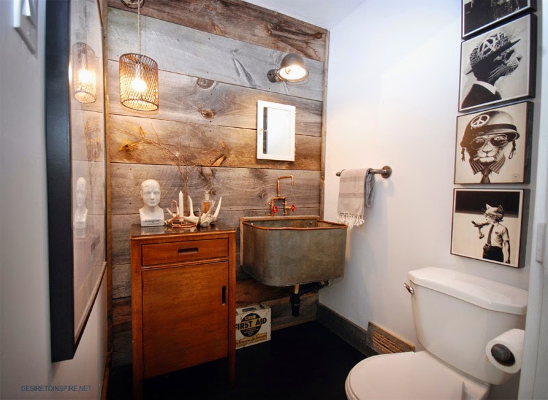 Ванна кімната в сільському стилі