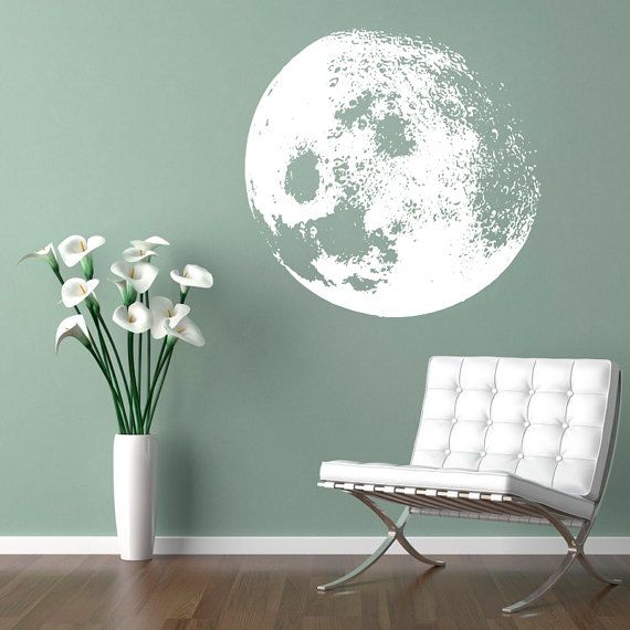 22 Идеи Лунного мотива в интерьере. +Постер