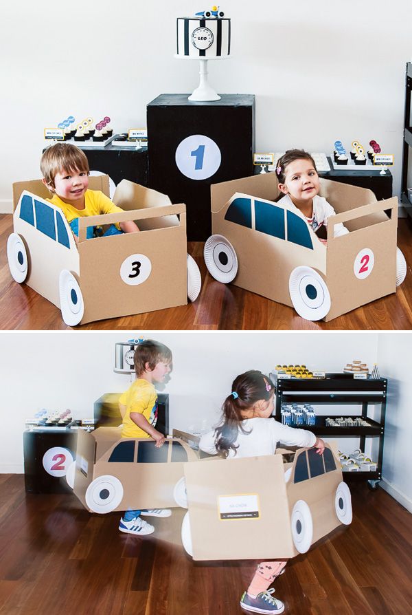 игрушки для детей из картонных коробок