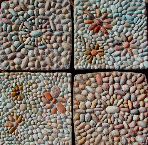 29 Примеров мозаики из гальки