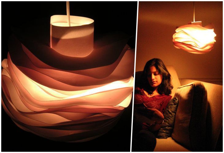 10 Приголомшливі світильники з паперу