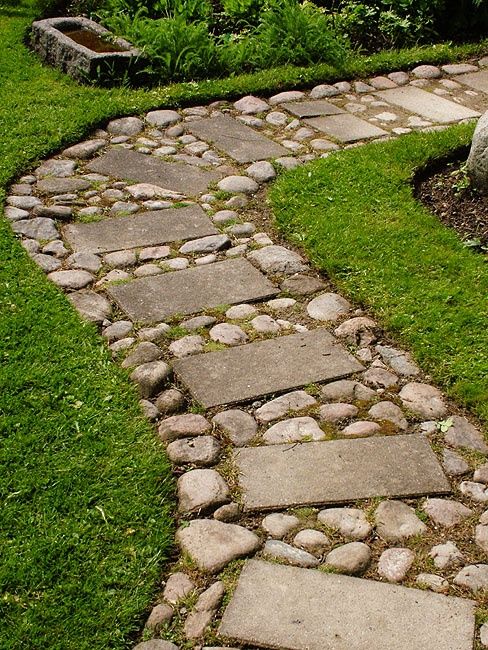20 Удивительных каменных дорожек в саду