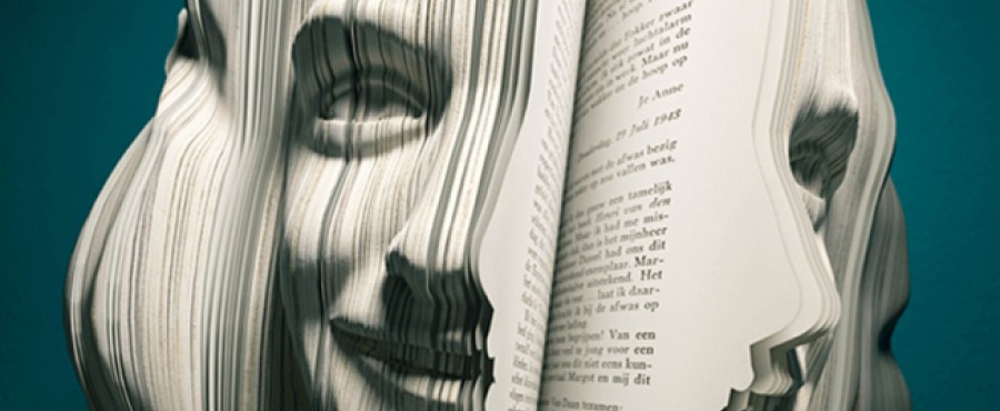 3D Портрет из книг