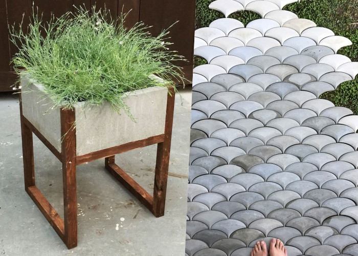 30 Великолепных примеров использования бетона в саду, которые кардинально изменят внешний облик