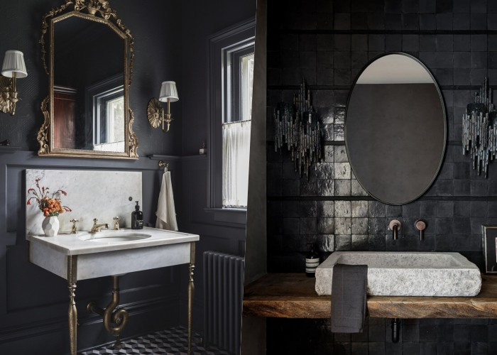 28 Ванних кімнат у стилі Moody, які вражають та надихають